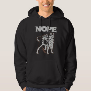 Sudadera Husky Husky, el dueño siberiano, dice amor a Nope