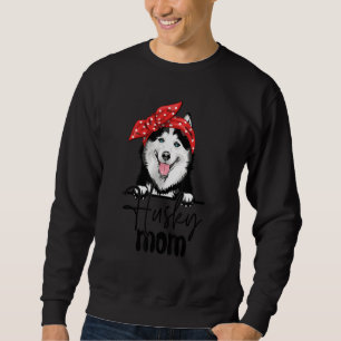 Sudadera Husky Mama Husky Mom Dog Siberian Husky Mom Paw