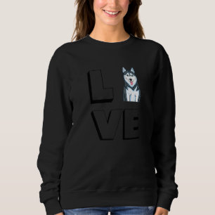 Sudadera Husky Mama I Love My Siberian Husky Love