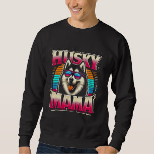 Sudadera Husky Mama Siberian Husky Dog Mascota Para Mujeres