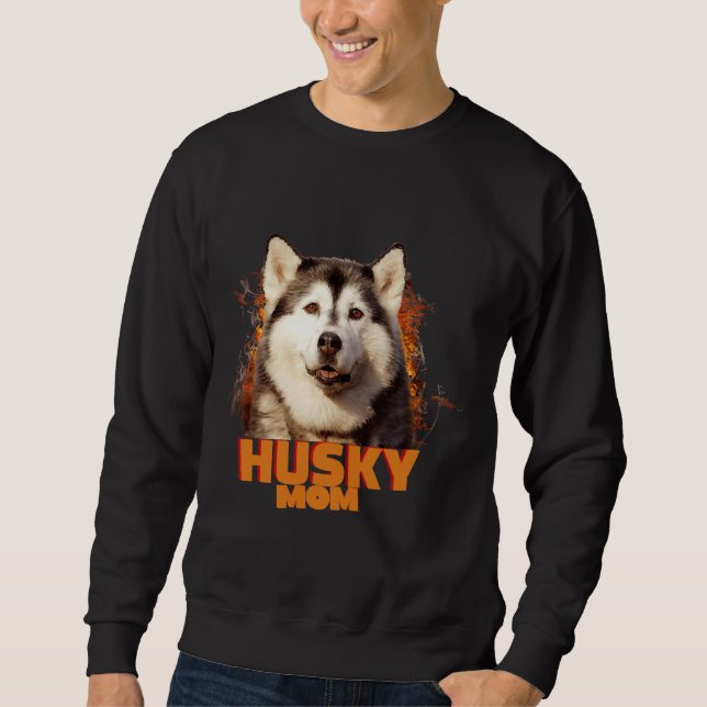 Sudadera Husky Mom Essential (Anverso)