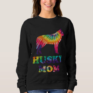 Sudadera Husky Mom Funny Dog Mom Tie Dye Style Mother Day