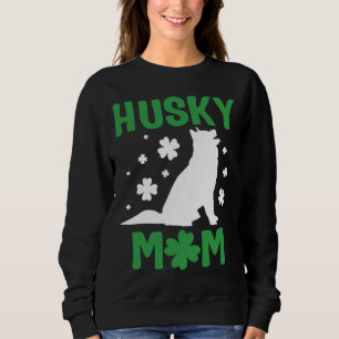 Sudadera Husky Mom Siberian Husky Mom St Patricks Day Husk