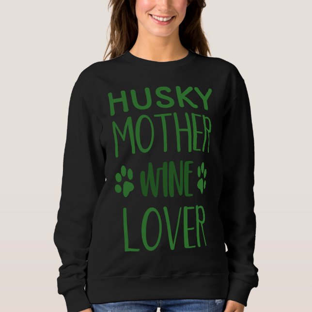 Sudadera Husky Mother Wine (Anverso)