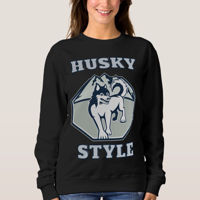 Sudadera Husky Mountain Style (Anverso)