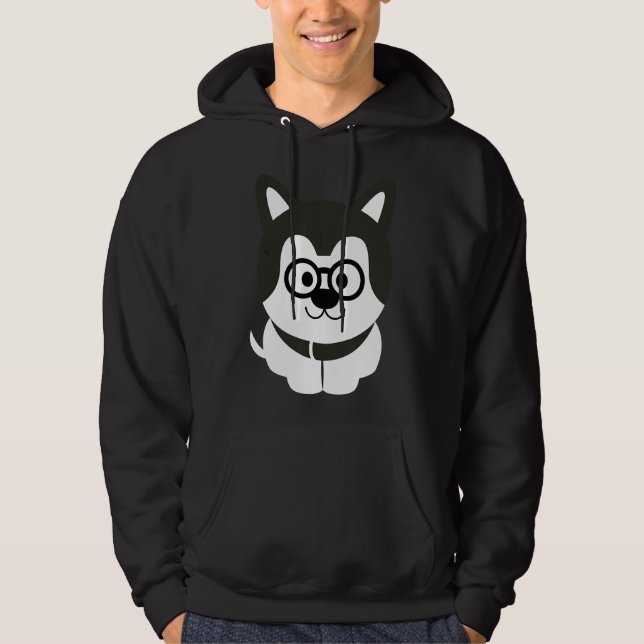 Sudadera Husky Nerdy (Anverso)
