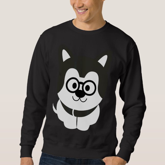 Sudadera Husky Nerdy (Anverso)