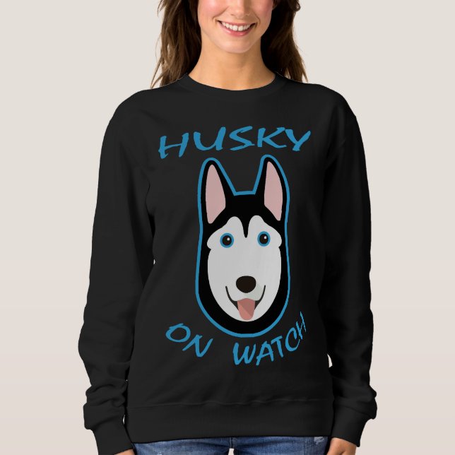 Sudadera Husky On Watch (Anverso)