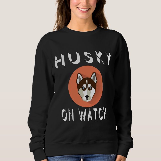 Sudadera Husky On Watch (Anverso)