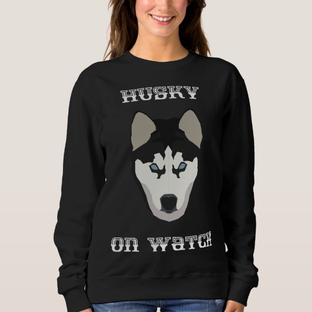 Sudadera Husky On Watch (Anverso)