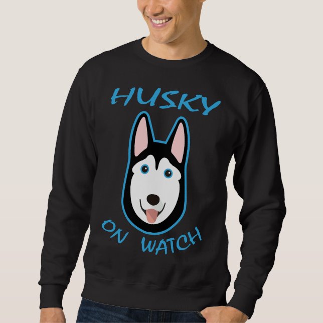 Sudadera Husky On Watch (Anverso)