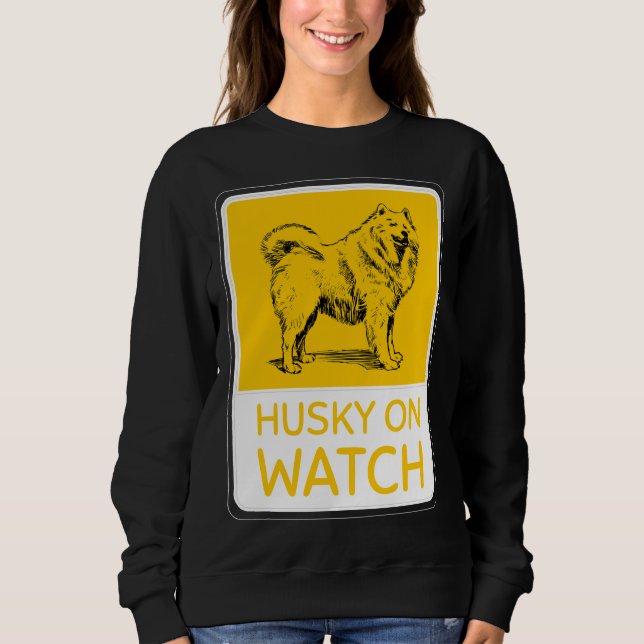 Sudadera Husky On Watch (Anverso)