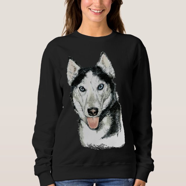 Sudadera Husky Paint (Anverso)