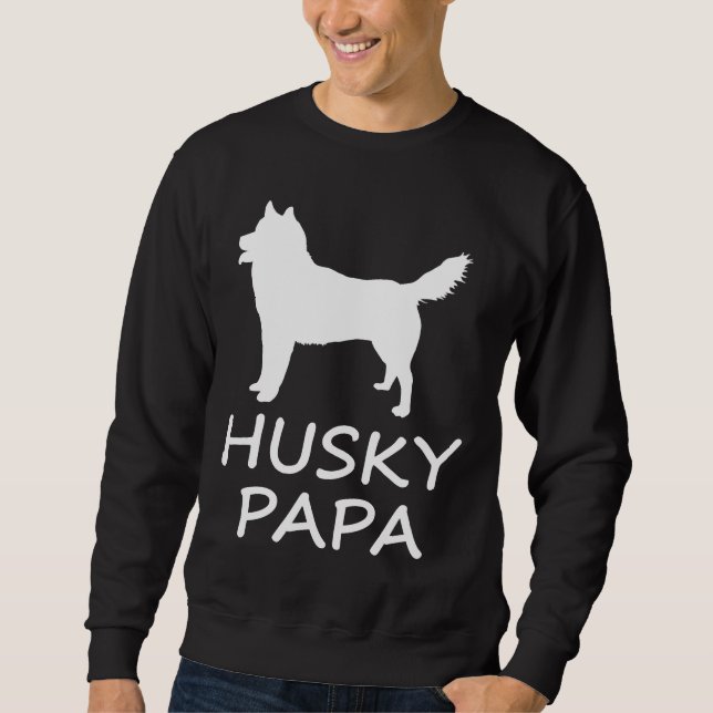 Sudadera Husky Papa (Anverso)