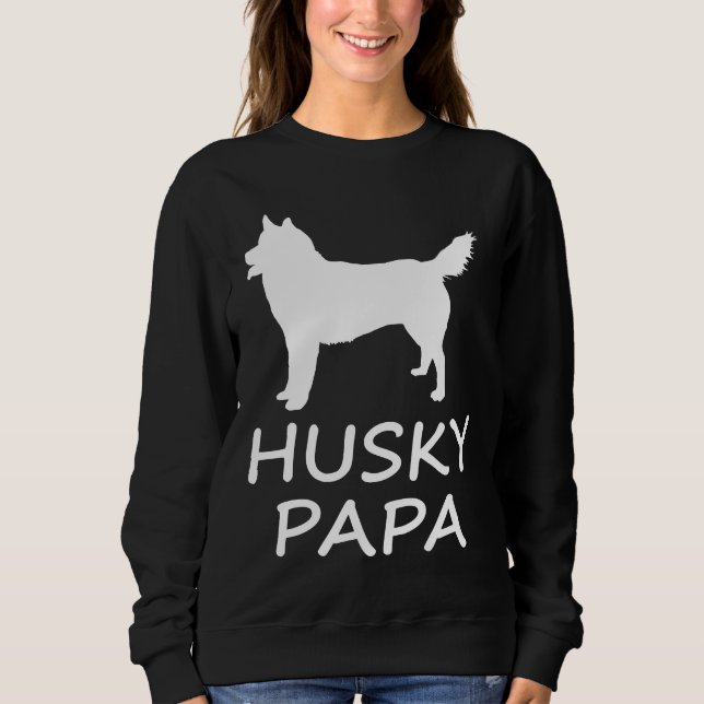 Sudadera Husky Papa (Anverso)