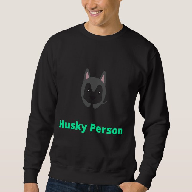 Sudadera Husky Person Husky (Anverso)