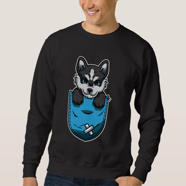 Sudadera Husky Pocket Style (Anverso)