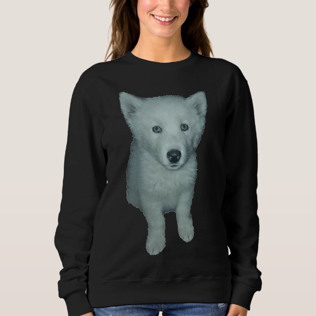 Sudadera Husky Puppy Blue Eyes (Anverso)