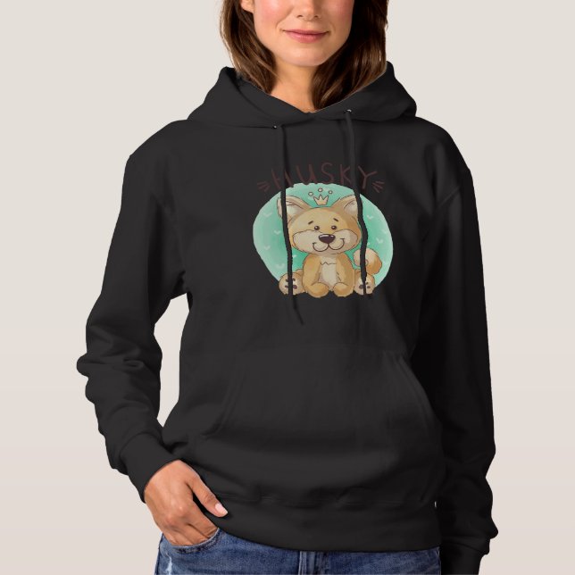 Sudadera Husky Puppy King Style (Anverso)