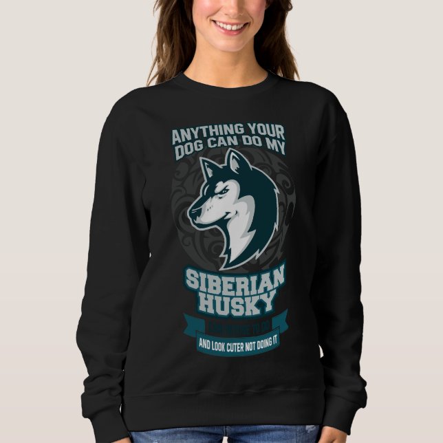 Sudadera Husky siberiano 56 (Anverso)