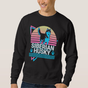 Sudadera Husky Siberiano Retro