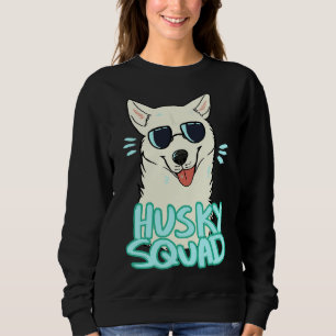 Sudadera Husky Squad White