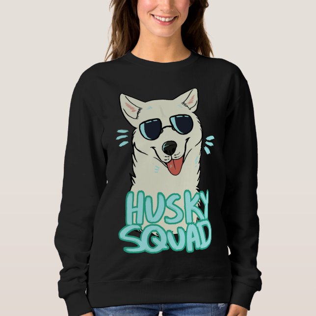 Sudadera Husky Squad White (Anverso)