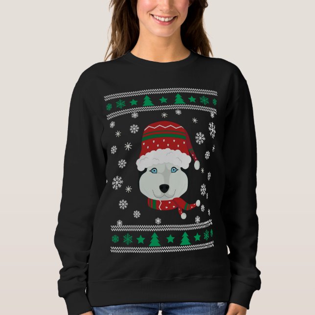 Sudadera Husky Ugly Navidades (Anverso)