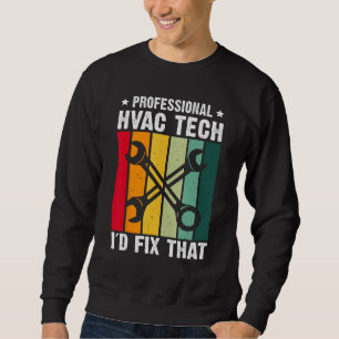Sudadera Hvac Tech AC Experto en calefacción profesional Hv