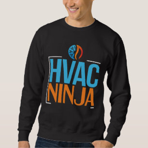 Sudadera HVAC Tech Shirt Funny HVAC Ninja Humor HVAC Mechan