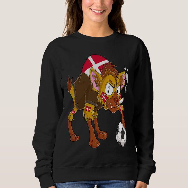 Sudadera Hyäne Fan Denmark (Anverso)