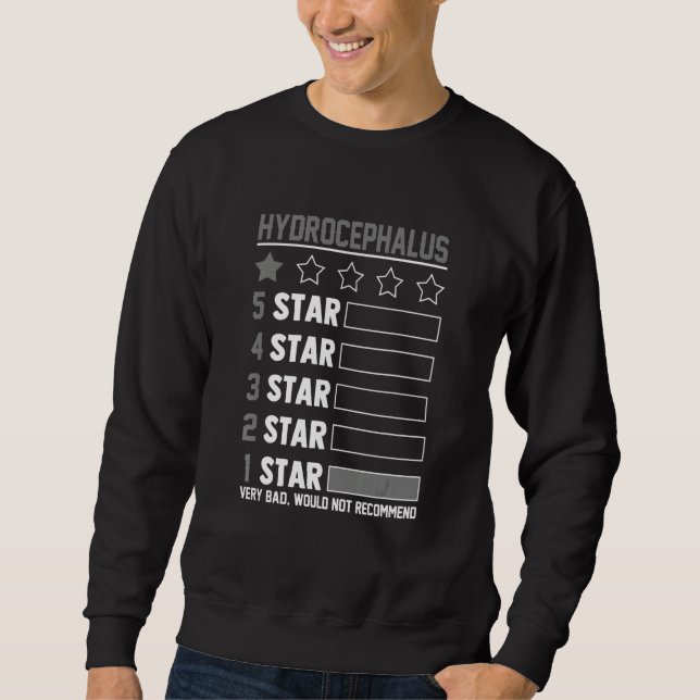 Sudadera Hydrocephalus Star Rating Review Enfermedad cerebr (Anverso)