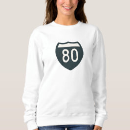 Sudadera I-80 San Francisco to Sierra Nevada Design