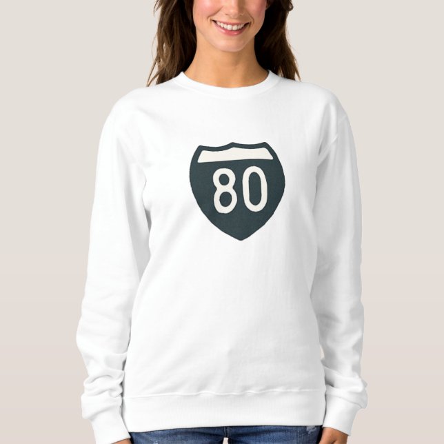 Sudadera I-80 San Francisco to Sierra Nevada Design (Anverso)