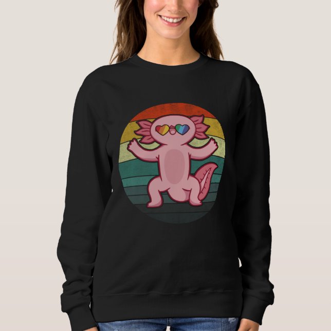 Sudadera I Always Think Of Axolotls Because They Are So Gre (Anverso)
