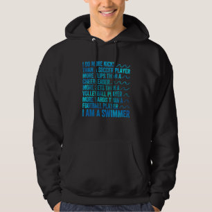 Sudadera I am a swimmer funny swimming pool