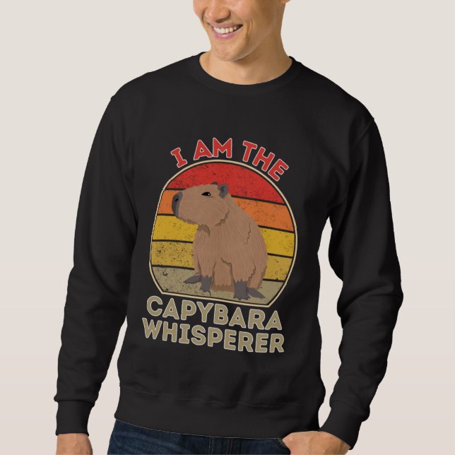 Sudadera I Am The Capybara Whisperer (Anverso)