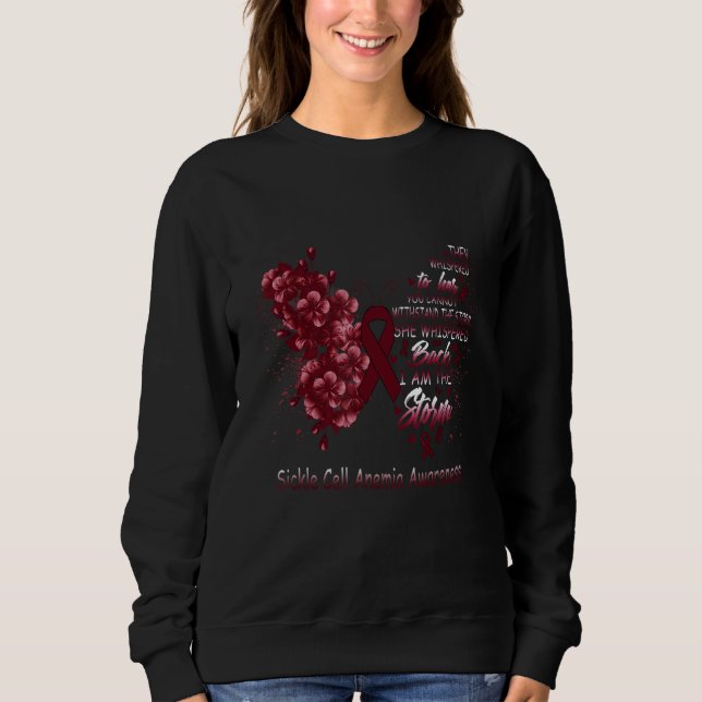 Sudadera I Am The Storm Sickle Cell Anemia Awareness Butter (Anverso)