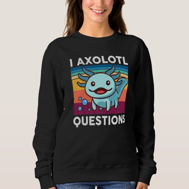 Sudadera I Axolotl Cuesta A Los Niños Cute Axolotl Gracioso (Anverso)