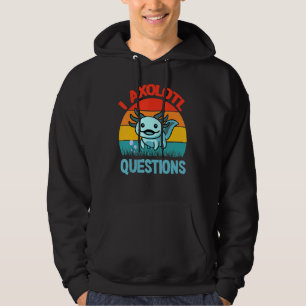 Sudadera I Axolotl cuestiona a los niños jóvenes retro Sala