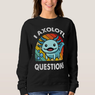 Sudadera I Axolotl Pregunta A Niños Jóvenes Chicas Hombres