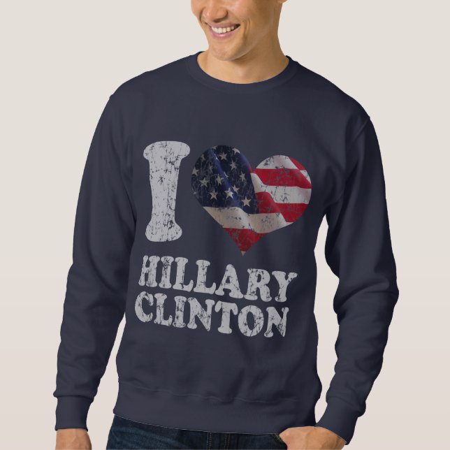 Sudadera I bandera americana Hillary Clinton (Anverso)