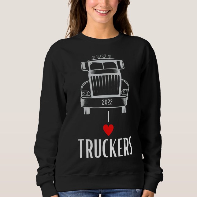 Sudadera I Camionero 2022 Valentines Trucker (Anverso)