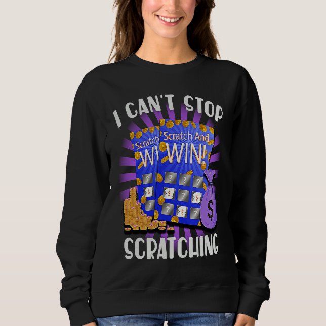 Sudadera I Can't Stop Scratching Men Women  Bingo  3 (Anverso)