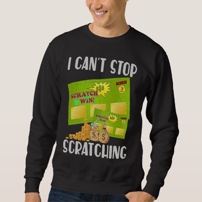 Sudadera I Can't Stop Scratching Men Women  Bingo  5 (Anverso)