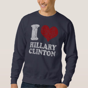 Sudadera I corazón Hillary Clinton