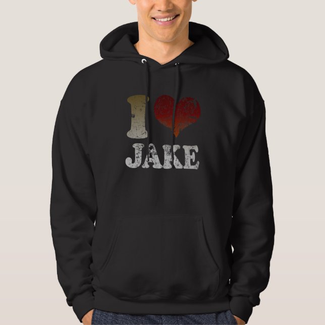 Sudadera I corazón Jake (Anverso)