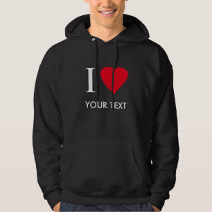 Sudadera I CORAZÓN (su texto)