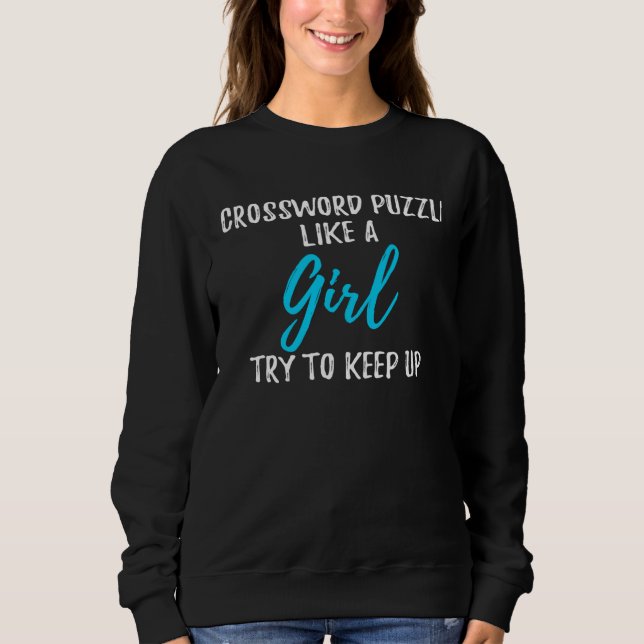 Sudadera I Crossword Puzzle Like A Girl (Anverso)