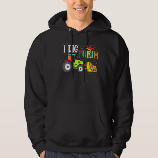 Sudadera I Dig Purim Hamantaschen Tractor Juddlers B